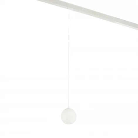 Трековый магнитный светодиодный светильник 20W 220V 3000-4000-6500K MyFar Sphere MT0223-10W3K-S-W