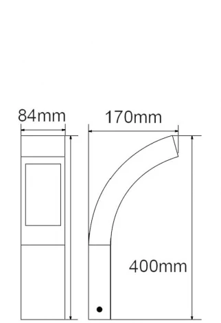 Наземный светильник Oasis Light W2144-400 S