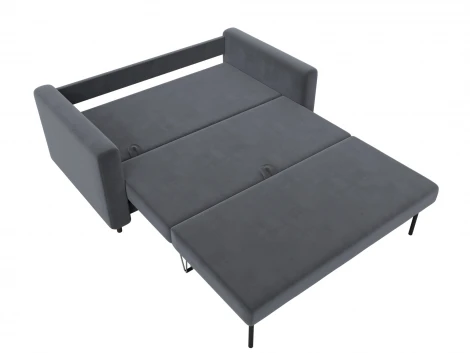 Диван прямой Лига-070 (ЛДСП,Брус,Фанера/Дерево/Велюр/Серый) Лига Диванов 129746