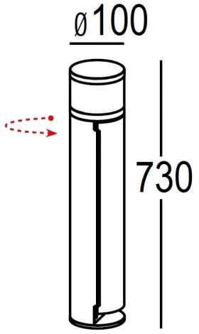 Наземный светильник светодиодный с розеткой Oasis Light Розетки AL6033-730 Bl