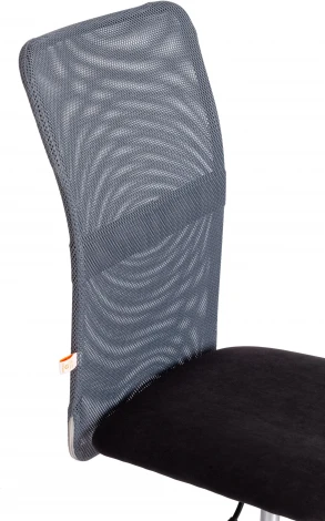 Компьютерное кресло игровое Tetchair START (Флок,Ткань/Черный,Серый) 20603