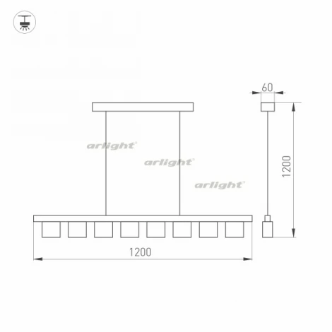 Подвесной светильник Arlight LEGACY 028152