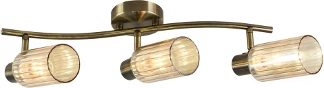 Настенно-потолочный спот Escada Kappa 682/3P 3x40Вт E14, металл/стекло, античная бронза (220V)