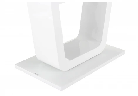 Стеклянный стол Woodville Vlinder 140 super white 11187