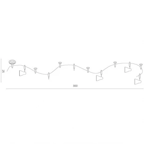 Трековая система в сборе Arte Lamp Rail Kits A3058PL-6SI