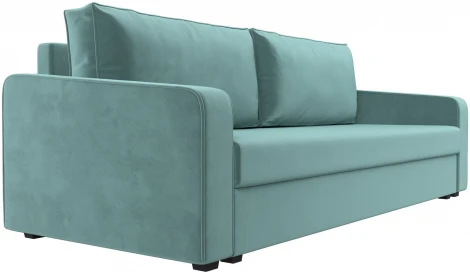 Диван прямой Лига-009 (Бирюзовый/Велюр) Лига Диванов арт.118041