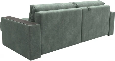 Диван угловой с декором Лига-049 НПБ Лига Диванов (Велюр) арт.128463