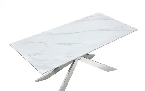 Стол T 088 (180) камень белый матовый Calacata, шт