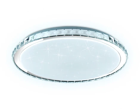 Потолочный светильник RGB круглый Ambrella Dance FF501 (LED, 220V, пульт управления, круглые)