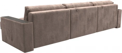 Диван угловой с декором Лига-049 НПБ Лонг Лига Диванов (Велюр) арт.128310