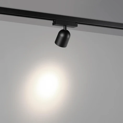 Трековый светильник однофазный светодиодный Novotech Solette 359808 черный трехжильный IP20 LED 10W 220V 4000К