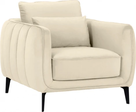 Кресло Amsterdam ОГОГО (арт.664759), (Ткань/Белый)