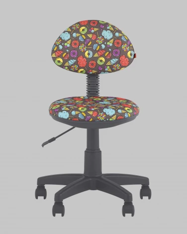 Кресло компьютерное детское УМКА sweets серый пластик Stool Group (арт.УТ000038736)
