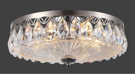 Потолочная люстра Crystal Lux CANARIA NICKEL PL6 D480