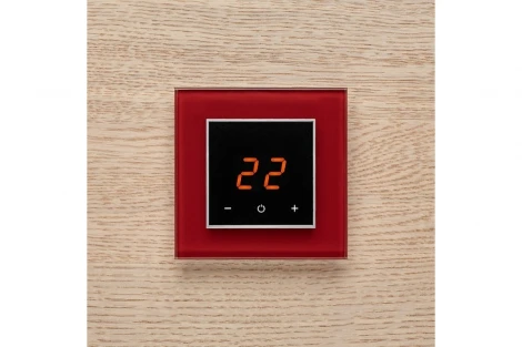 Терморегулятор AURA ORTO 3004 RED DARK (ТЕМНЫЙ КРАСНЫЙ)
