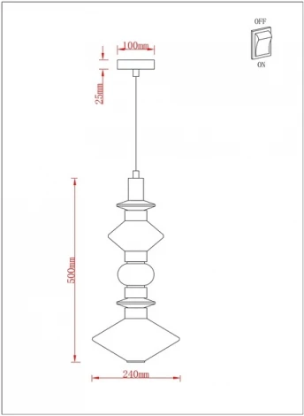 Подвесной светильник Arte Lamp Fiorato A2442SP-15PB (LED, 220V, на проводе)