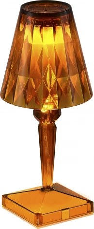 Настольная лампа с аккумулятором ST Luce Sparkle SL1010.724.01 Оранжевый/Оранжевый LED 1*3W (220V)