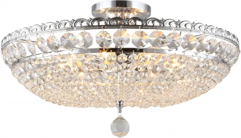 Потолочная люстра на штанге хрустальная Wiga APL.758.07.09