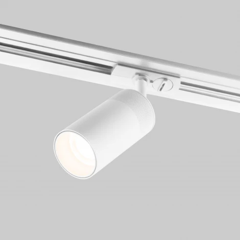 Трековый светильник однофазный белый 9W 4200K Elektrostandard Riffe 85512/01 (LED, 220V, круглые)