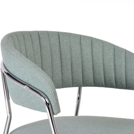 Стул Turin бирюзовый с золотыми ножками