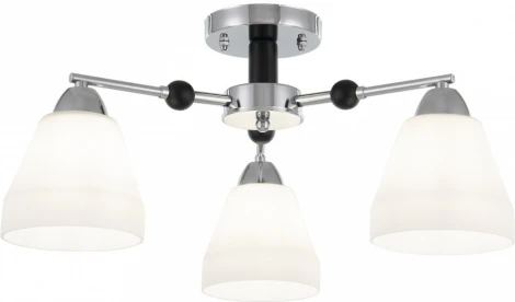 Потолочная люстра на штанге Arte Milano Napoli 325119/3 CR+BK (220V)