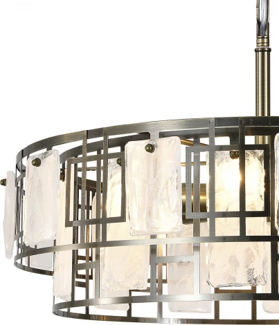 Подвесная люстра Escada Tephida 2131/6S 6x40Вт E27, металл/стекло, бронза/белый матовый (220V, круглые)