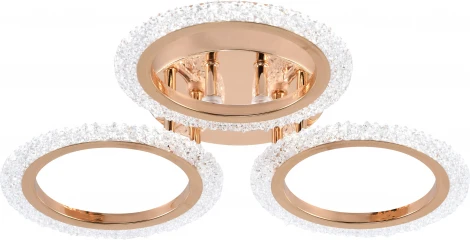 Потолочная люстра светодиодная на штанге с пультом регулировкой цветовой температуры и яркости Rivoli Evlalia 6178-703