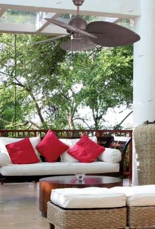 Вентилятор потолочный Faro Cuba, 4 лопасти, венге