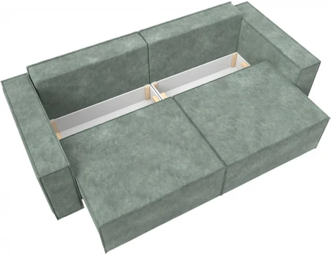 Диван прямой Куба Лига Диванов (Велюр) арт.126556