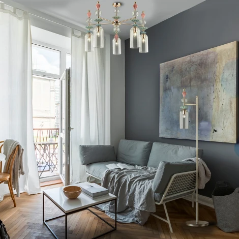 Потолочная люстра на штанге Odeon Light Bizet 4855/5C (220V)