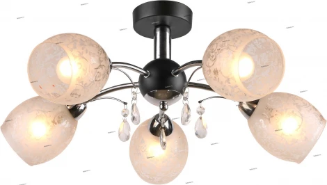 IDLamp Agnes 843/5PF-Blackchrome