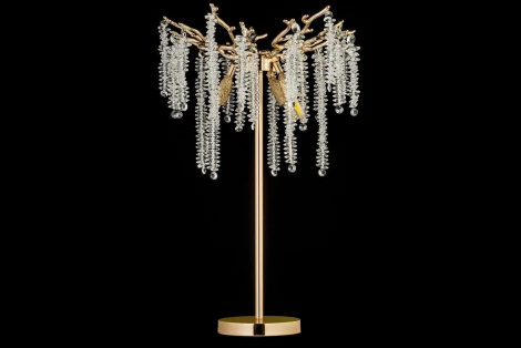 Интерьерная настольная лампа хрустальная Dio D'Arte Tavenna Gold H 4.1.1.100 G (220V)