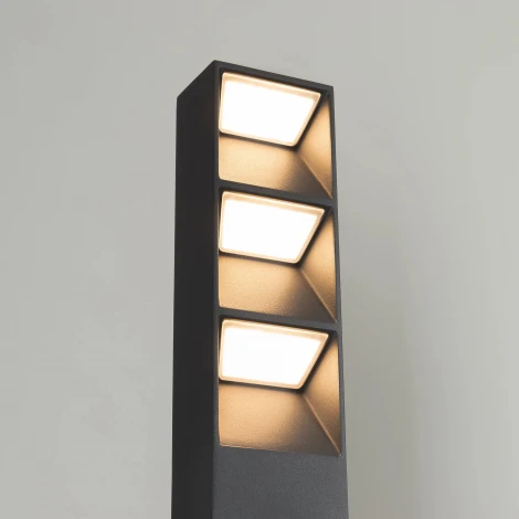 Наземный светильник светодиодный LGD-TILLIS-BOLL-H900-12W Warm3000 (GR, 92 deg, 230V) (Arlight, IP65 Металл) 050729