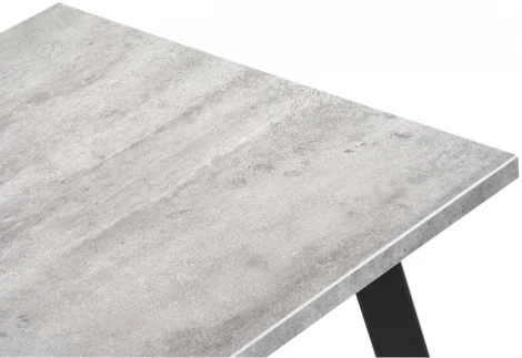 Обеденная группа Notta Эделин темно-серый / бетон / черный матовый 524317