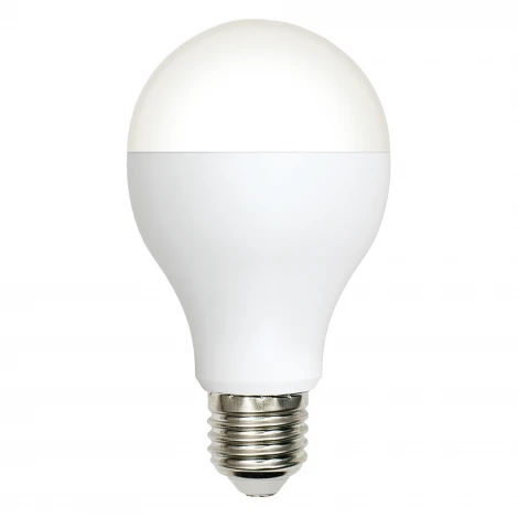 Лампа светодиодная матовая, теплый белый свет 3000K Volpe Optima LED-A70-22W/3000K/E27/FR/SLS
