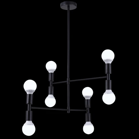 Потолочная люстра Natali Kovaltseva Loft Lux 75129/8C BLACK