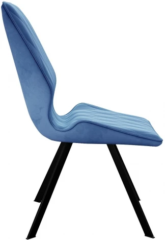 Стул 242M B8 BLUE/ ножки черные Dikline 00-00062058