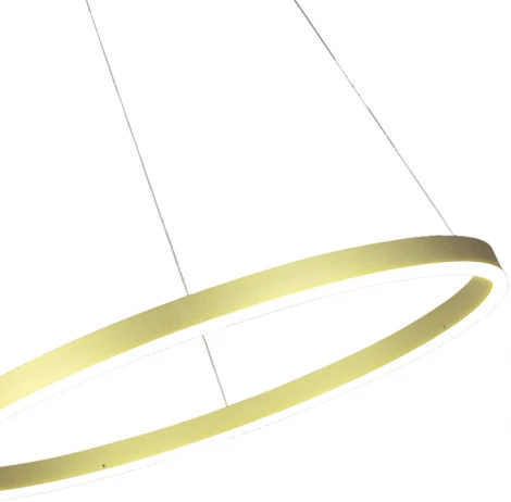 Подвесной светильник светодиодный Тор 08213,32P(3000K) Kink Light (220V, на тросе, кольцо)