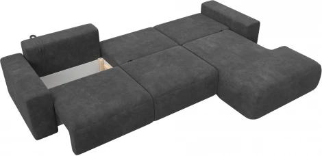 Диван угловой Лига-036 НПБ Классик Лонг правый угол Лига Диванов (Велюр) арт.127785