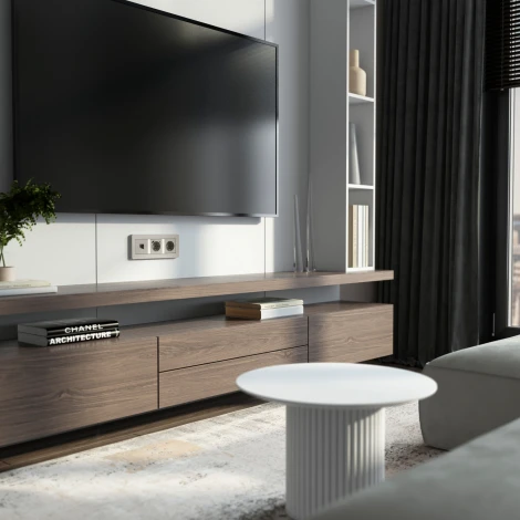 Розетка Ethernet RJ-45 (дымчатый) Werkel W1281004