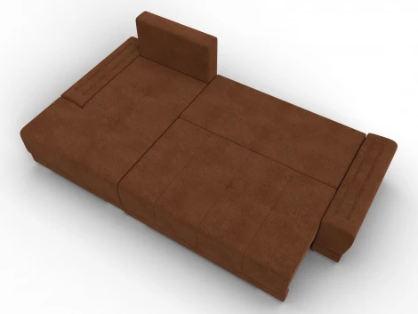 Диван угловой Лига-119 угол левый (ДСП,Брус,Фанера,ЛДС,Велюр/Терракотовый) Лига Диванов 137097L