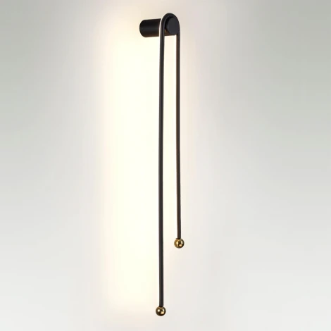 Настенный светильник Odeon Light Memfi 6633/18WL металл/черный/акрил IP20 LED 18W 3000K 220V