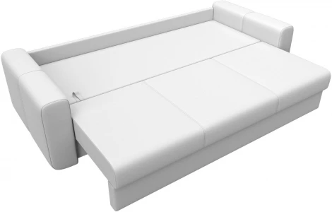 Диван прямой Лига-031 (Белый/Экокожа) Лига Диванов арт.121278