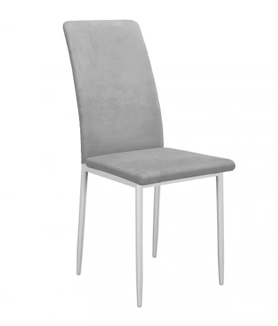 Стул DikLine 272 B22 GREY, ножки белые арт.00-00079502