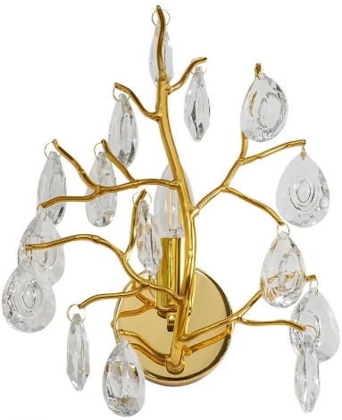 Бра Favourite Pluvia 4162-1W (220V, хрусталь, подвески, ветки)