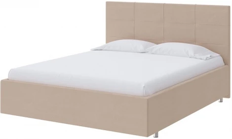 PROxSON Кровать Neo (Ткань: Велюр Forest 730 Миндальный) 120x200