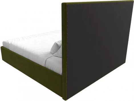Кровать интерьерная Афродита 180 (Зеленый/Микровельвет) Лига Диванов арт.120587