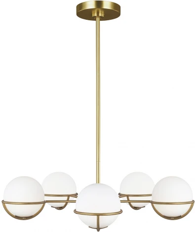 Подвесная люстра на штанге Apollo (Fe) FE-APOLLO5-BB Feiss (220V, шар)