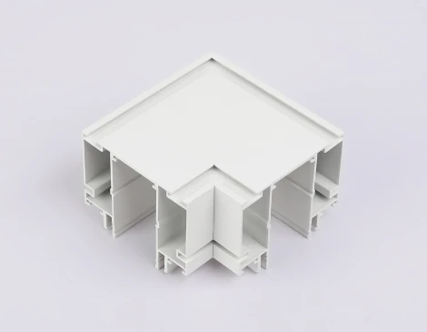 Коннектор угловой для магнитного шинопровода в натяжной потолок Ambrella TRACK SYSTEM GL1045