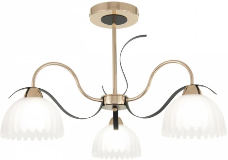 Потолочная люстра на штанге Arte Milano Napoli 327306/3 FG+BK (220V)